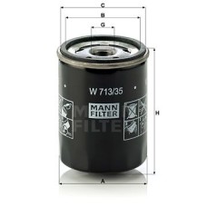 MANN-FILTER W71335 Масляный фильтр