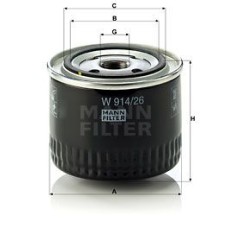 MANN-FILTER W91426 Масляный фильтр  Rover