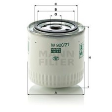 MANN-FILTER W92021 Масляный фильтр ВАЗ-2101